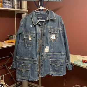 Lightly worn jean jacket